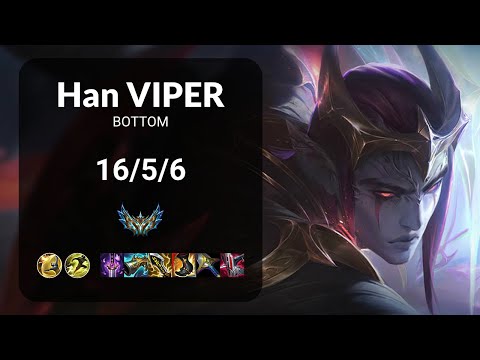 Han Viper Aphelios vs Kai'Sa BOTTOM - KR CHALLENGER Patch 15.16