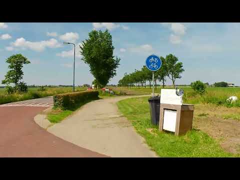 Bike ride from 15-06-2022 part 21 Southwest Fryslân. From Hemelum to Warns