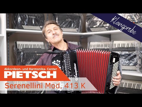 Akkordeon - Serenellini Mod. 413 K - Klangprobe