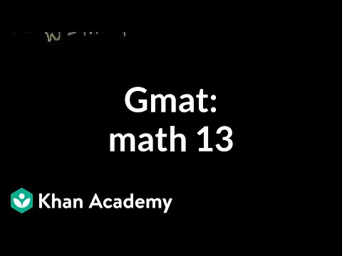 GMAT Math 13