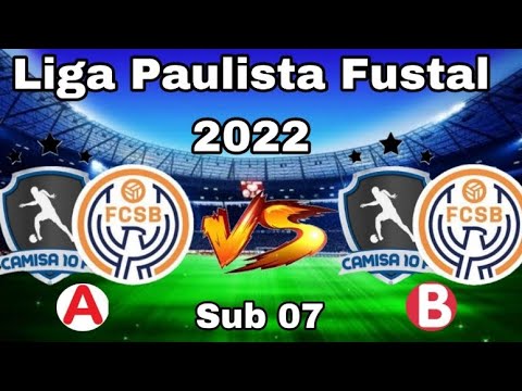 Camisa 10(A) x Camisa 10(B) - Sub 07 / Liga Paulista Futsal 2022.