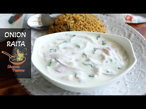 Onion Raita Recipe | Vengaya Thayir Pachadi Recipe