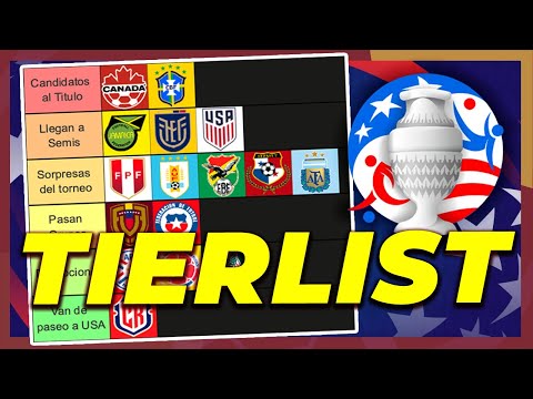 TIERLIST COPA AMÉRICA 2024 🏆 RANKING DE TODAS LAS SELECCIONES 🇻🇪🇵🇪🇦🇷🇨🇴🇪🇨🇧🇷🇵🇾🇨🇱🇧🇴🇺🇾