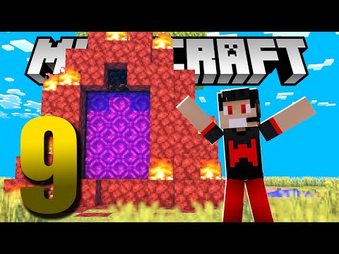 O NOVO PORTAL DO NETHER 100% MANUAL ( EM BUSCA DA CASA MANUAL #9 )