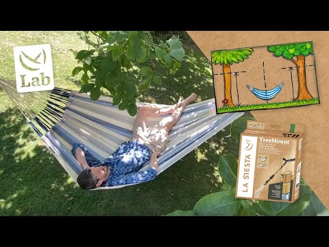 How to hang a hammock between 2 trees