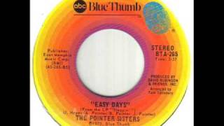 The Pointer Sisters Easy Days