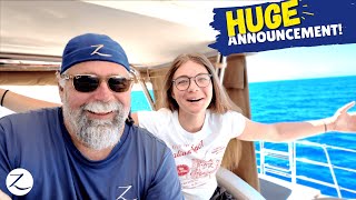 Boat Survey & We Finally Set Sail! ⛵️ (+ HUGE ANNOUNCEMENT!) Ep 318