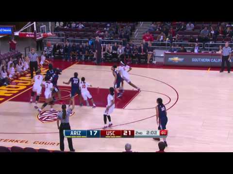 Women's Basketball: USC 58, Arizona 54 - Highlights 1/27/17