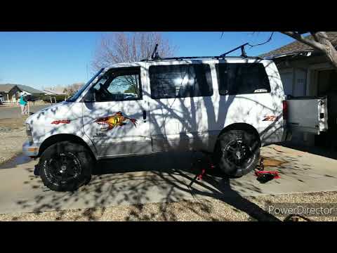 How to install rear axle Astro van with a Detroit locker