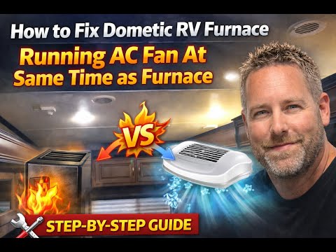 How to Fix Dometic Rv furnace Running AC fan At same time as Furnace.