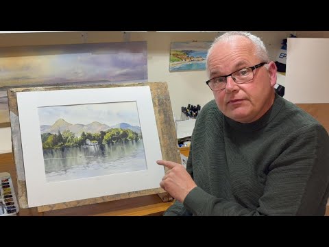 How to Paint Realistic Water Reflections in Watercolour | Easy Step-by-Step Tutorial!