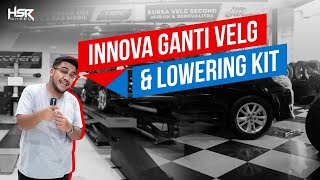 Download lagu Modifikasi Toyota Innova Meaty Fitment Pake Velg Reborn & Lowering Kit HSR mp3
