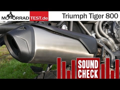 Sound | So klingt die Triumph Tiger 800 mit dem Serien-Schalldämpfer