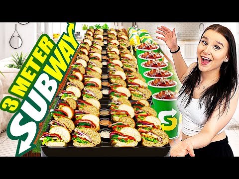 Wer ALLE SUBWAY Sandwiches isst, gewinnt 1000 € 🚫😳! (Alle Subs gekauft) - Celina