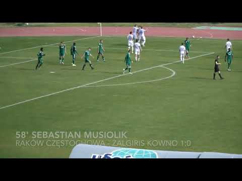 Bramki dla Rakowa w meczu z Żalgirisem Kowno (2:0)