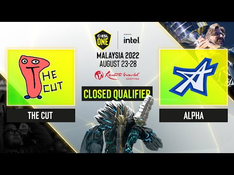 Dota2 - The Cut vs ALPHA - Game 1 - ESL One Malaysia 2022 NA: Closed Qualifier
