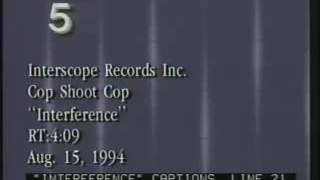 Cop Shoot Cop - Interference (Music Video)[1994]
