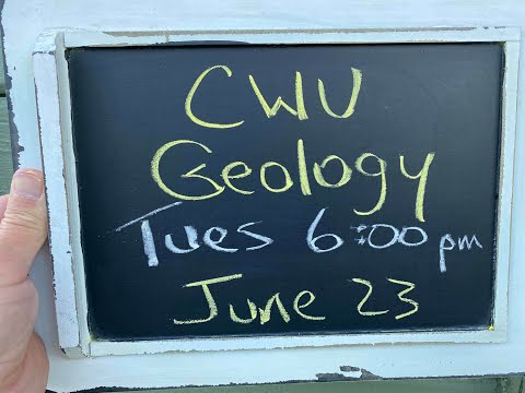 ‘Nick From Home’ Livestream #71 - CWU Geology