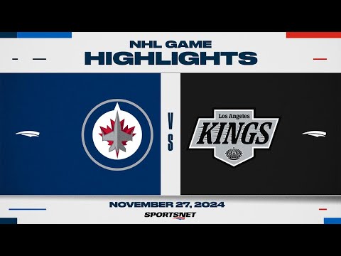 NHL Highlights | Jets vs. Kings - November 27, 2024