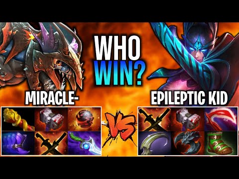 MIRACLE SLARK VS EPILEPTIC KID PHANTOM ASSASINS (DUAL PERSPECTIVE) ONE MISTAKE CHANGES ALL | DOTA 2