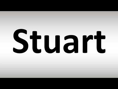 How to Pronounce Stuart