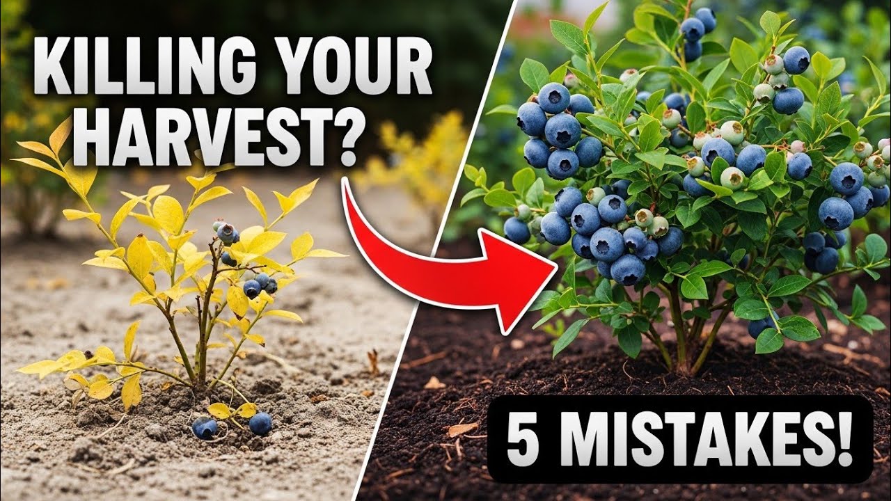 5 Blueberry Growing Mistakes Killing Your Harvest