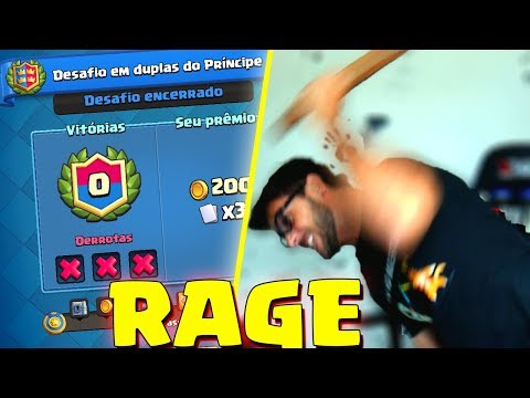 EXPLODI NO RAGE NO DESAFIO EM DUPLA DO PRINCIPE - CLASH ROYALE!