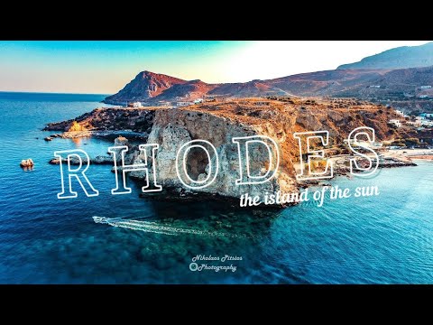 The island of The Sun - Rhodes/Greece From Above (4K)