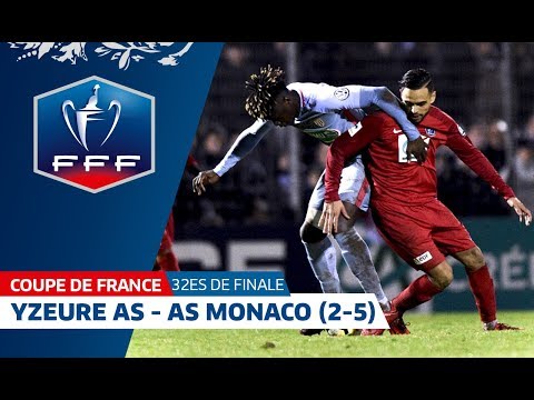 Coupe de France, 32es de finale : Yzeure AS - AS Monaco (2-5), résumé I FFF 2018