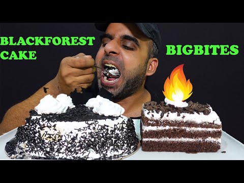 Sweet Blackforest chocolate sprinkled cake and Pastry | Eating show | Sufi Eats