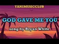 GOD GAVE ME YOU - BRYAN WHITE ( official lyrics )