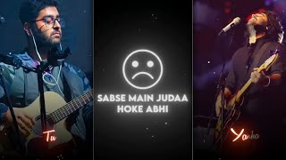 Arijit Singh Emotional Sad Song🥺Whatsapp Status|Thodi Jagah 4k Fullscreen Status❣Love Status #Shorts