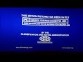 Disney Pixar Animation Studios MPAA PG Rating Screen 2015