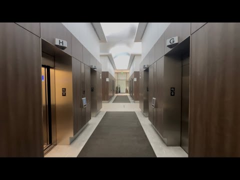 ROCKET FAST 1200 FPM Otis Compass High-Rise Elevators at One World Trade Center in Long Beach, CA