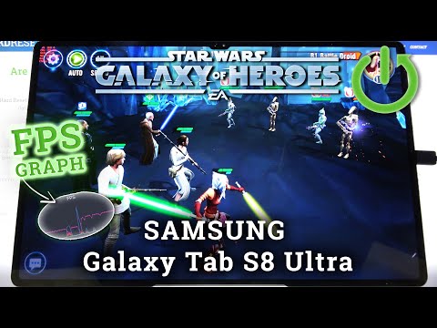 Samsung TAB S8 ULTRA - Star Wars Galaxy Of Heroes 🔥 GAMING TEST + FPS GRAPH🔥