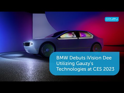 BMW Debuts iVision Dee Utilizing Gauzy's Technologies at CES 2023