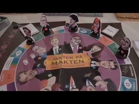 Pitch för brädspelet om Svensk politik - "Jakten på Makten"