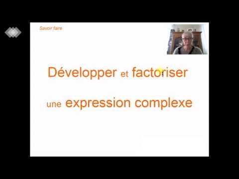 Développer et factoriser une expression complexe