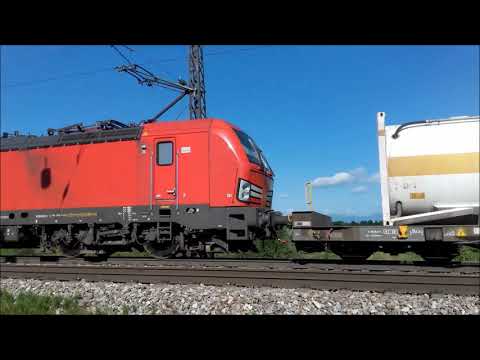Rheintalbahn (Deutschland, Allemagne, Germany) Schliengen 8-06-19 ( part 1)