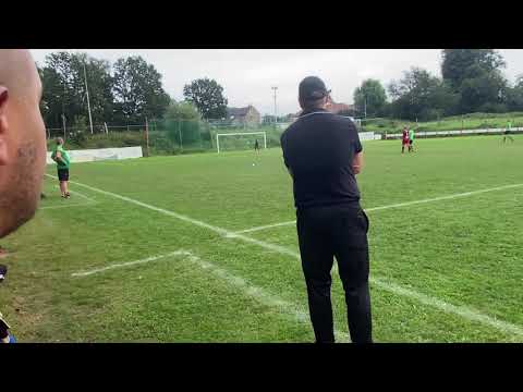 afstand schot goal !!