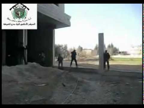 تصدي لواء درع الغوطة لقوات النظام قرب طريق مطار دمشق الدولي في ريف دمشق