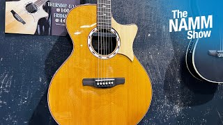 Video thumbnail for Ibanez Marcin Signature MRC10 Acoustic Guitar – NAMM 2023 by Sweetwater