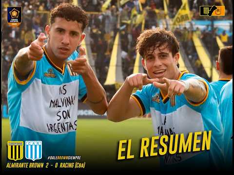 ALMIRANTE BROWN 2 -  0 RACING | EL RESUMEN | http://giganteoeste.blogspot.com