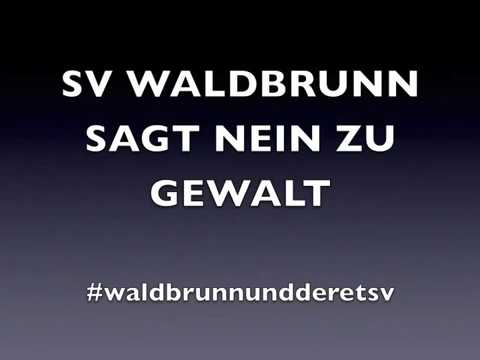 Auch der SV Waldbrunn unterstützt uns bei der Kampagne NEIN zu GEWALT