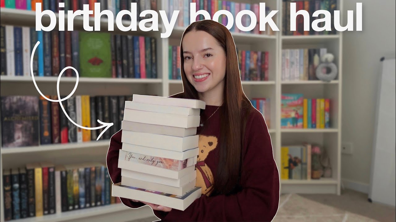 birthday book haul | 20+ books, new releases, publisher mail 📖✨