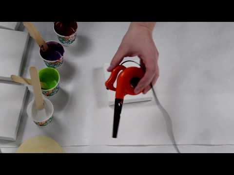 (403) PERFECT Blooms with World's Smallest Leaf Blower!! Acrylic Pouring Technique, Fluid Art