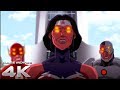 Trigon Justice League Fights Teen Titans