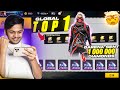 Garena Gifting Me 1M Diamonds First Time Global Top 1 Free Fire