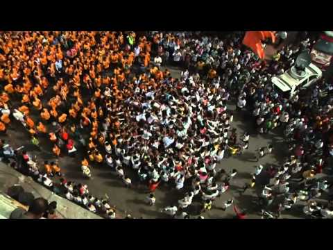 Raw: Celebration of Krishna's Birthday in Mumbai