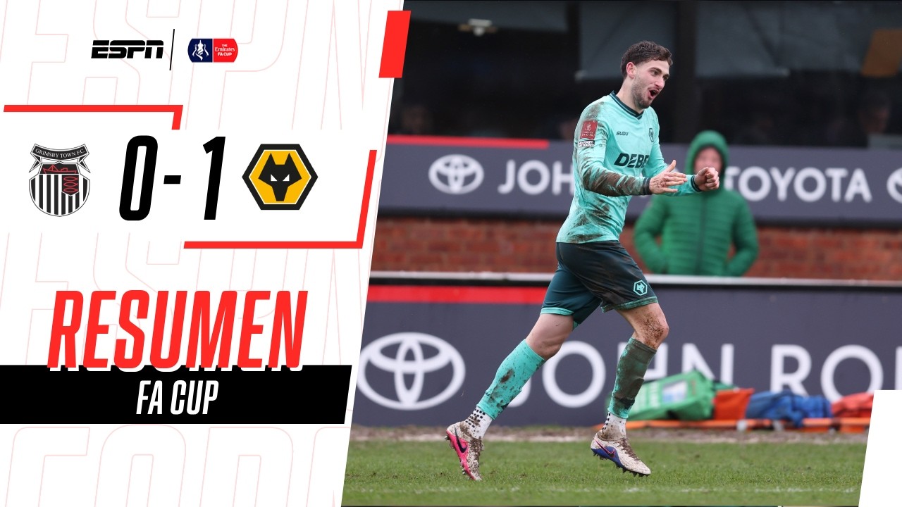 CON GOL DEL URUGUAYO BUENO, WOLVES SE METIÓ EN OCTAVOS DE LA FA CUP | Grimsby 0-1 Wolves | RESUMEN